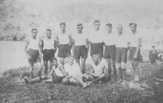 Fußballmannschaft aus den Gründertagen