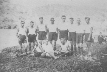 Fußballmannschaft aus den Gründertagen