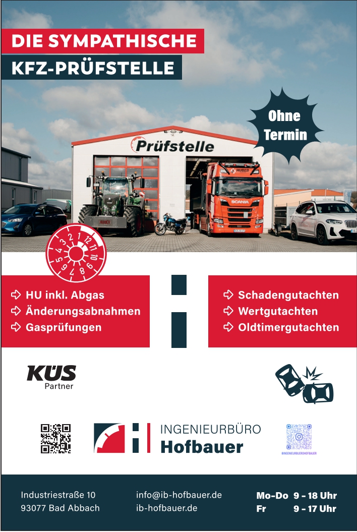 KFZ-Prüfstelle Ing.-Büro Hofbauer